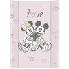 CEBA Podložka prebaľovacia s pevnou doskou COMFORT 50x70 Disney Minnie & Mickey Pink