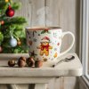 Vianočný porcelánový hrnček DUO CHRISTMAS CUTIES 460 ml