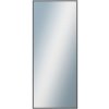 DANTIK - Zrkadlo v rámu, rozmer s rámom 50x120 cm z lišty Hliník grafit drásaná (7269224)