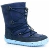 BeLenka detské zimné barefoot topánky Snowfox Kids 2 0 Dark & Light Blue
