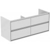 Ideal Standard Connect Air skrinka 120x44x51.7 cm závesná kúpeľňová skrinka pod umývadlo biela E0822B2