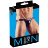 Svenjoyment Shiny Minimal Bottoms for Men - pánske lesklé slipy (čierne)XL