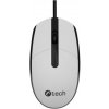 Myš C-TECH WM-10, černobiela, USB WM-10W