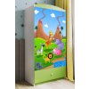 Kocot kids Detská skriňa Babydreams 90 cm safari zelená