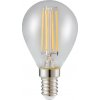 LED žiarovka filament E14 G45 4,2 W 470lm 2700K, číra, 2 ks