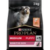 Purina Pro Plan Medium Puppy Sensitive Skin losos 3 kg