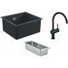 Súprava kuchynská batéria Grohe Minta 32917KS0, granitový drez Grohe K700 31653AP0, 40852SD0
