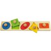 Bigjigs Vkladacie puzzle tvary