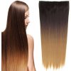 Clip in vlasy - rovný pás - ombre - odtieň 4 T 27 - odtieň 4 T 27