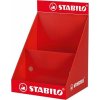 Displej, kartón, stolový, 27x30,2x40 cm, STABILO Mini Boutique, prázdny