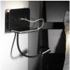 ONLI | ONLI - LED Flexibilná lampička s policou a USB nabíjaním PLAK LED/1W/230V čierna | OL0436
