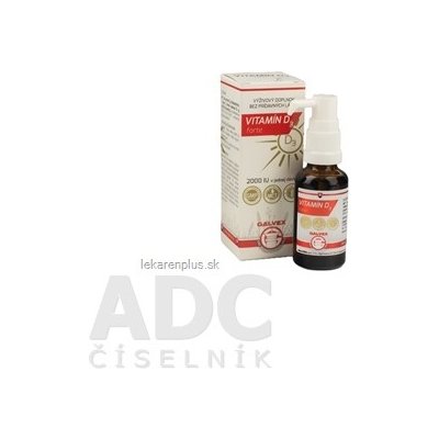 GALVEX VITAMÍN D3 forte kvapky 1x30 ml