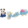 Sylvanian Families Panda a cyklo-korčuliarsky set