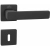 Dverové kovanie MP CE - FLAT - HR (BS - Čierna matná), kľučka-kľučka, Bez spodnej rozety, MP BS (čierna mat)