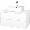 Dreja Kúpeľňová skrinka MODULE SZZ2 80 umývadlo Joy 3 - N01 Biela lesk / M01 Biela mat