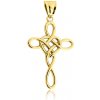 MINET Zlatý prívesok krížik Au 585/1000 1,60g