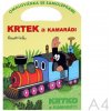 Omaľovanka A4 Akim s výsekom - Krtko a kamaráti