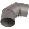 OBI Koleno dymovodu 90° sivé, pr. 150 mm