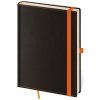 Helma 365 Linajkový zápisník Black Orange A5 (L) BB424-5