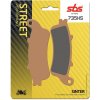 Predné brzdové doštičky / obloženie SBS Honda VTX 1800 2001 - 2012 směs HS