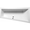POLYSAN ANDRA R 180 x 90cm vaňa pravá asymetrická, akrylátová, biela, 78771