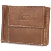 Pánska kožená peňaženka malá hnedá s priehradkou na bankovky RFiD Beltimore