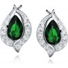 Olivie Strieborné náušnice LUNA SMARAGD 7323 Ag 925; ≤1,7 g.