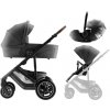 BRITAX Sada kočíka Smile 5Z + hlboká vanička + autosedačka Baby-Safe PRO Style, Mineral Grey