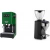 Gaggia New Classic EVO BC, green + Rocket Espresso FAUSTO 2.1, black