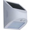 NEDES | LED solárne nástenné svietidlo so senzorom LED/3W/3,7V 1200 mAh IP54 biela | ND4165