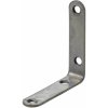 Hettich Uhlový profil pre stoličky, matný nerez, 60 x 15 x 60 x 1,5 mm