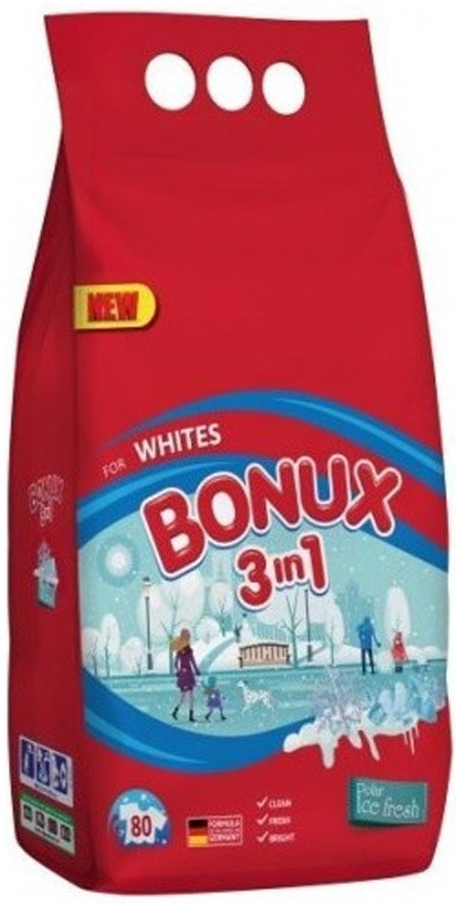 Bonux 3in1 Polar Ice Fresh prášok na pranie 6 kg 80 PD