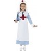 Dievčenská kostým zdravotná sestrička z prvej svetovej vojny Pre vek 10-12