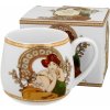 Porcelánový hrnček sudík DUO ART GALLERY TOPAZ BY A. MUCHA 430 ml