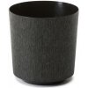 Kvetináč plast čierny Lamela 28,5 cm x 28,5 x 21,6 cm