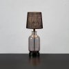 Markslöjd Stolná lampa Costero, dymovo sivá/čierna, 43 cm - 108695