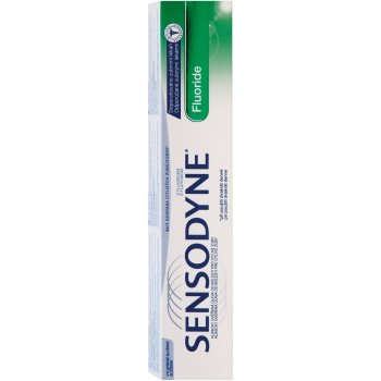Sensodyne Fluoride s obsahem nitrátu draselného zubná pasta snižuje citlivost zubů a obnažených krčků 50 ml