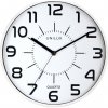 Unilux - Hodiny na stenu Unilux Pop biele