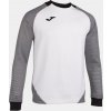 Joma Tréningová mikina ESSENTIAL II SWEATSHIRT WHITE-BLACK Veľkosť: 5XS