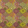 Strima French Terry Brushed Print - mandala orient, khaki