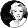 Plechová ceduľa Marilyn Monroe - Round, 30 × 30 cm