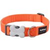 Red Dingo obojok jednofarebný 15 mm x 24-36 cm oranžový