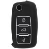 Techsuit - Puzdro na kľúče od auta - VW Passat (B5, B6)/Skoda/Seat - Biela KP29219