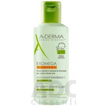 A-Derma Exomega Control zvláčňujúci umývací gél 2v1 200 ml
