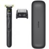 Philips Norelco OneBlade QP1424/65 pánsky holiaci strojček Planžetový holiaci strojček Čierna, Šedá (QP1424/65)