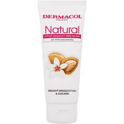 Dermacol Natural Almond výživný mandlový krém na ruky 100 ml pre ženy