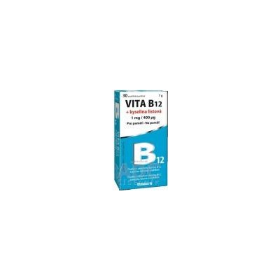 Vitabalans VITA B12 + kyselina listová (1 mg/ 400 mcg) pastilky 1x30 ks