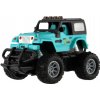 Teddies Auto RC terénne 14 cm 27MHz so svetlom Tyrkysové