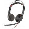 Poly Čiernawire 5220 - Kopfhörer - Kopfband - Anrufe & Musik - Čierna - Červená - Binaural - SCR-Steuereinheit 207586-01