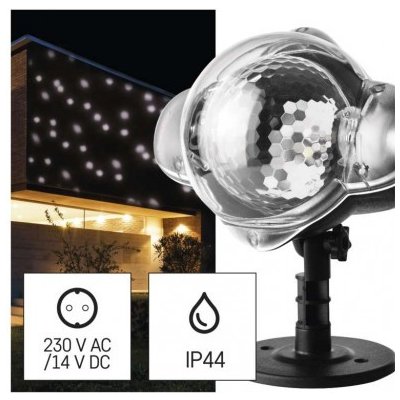 EMOS Lighting LED dekoratívny projektor – padajúce vločky vonkajší aj  vnútorný biela od 22,08 € - Heureka.sk